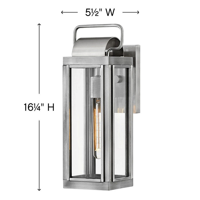 Hinkley 2840 Sag Harbor 1-lt 16" Tall LED Outdoor Wall Mount Lantern