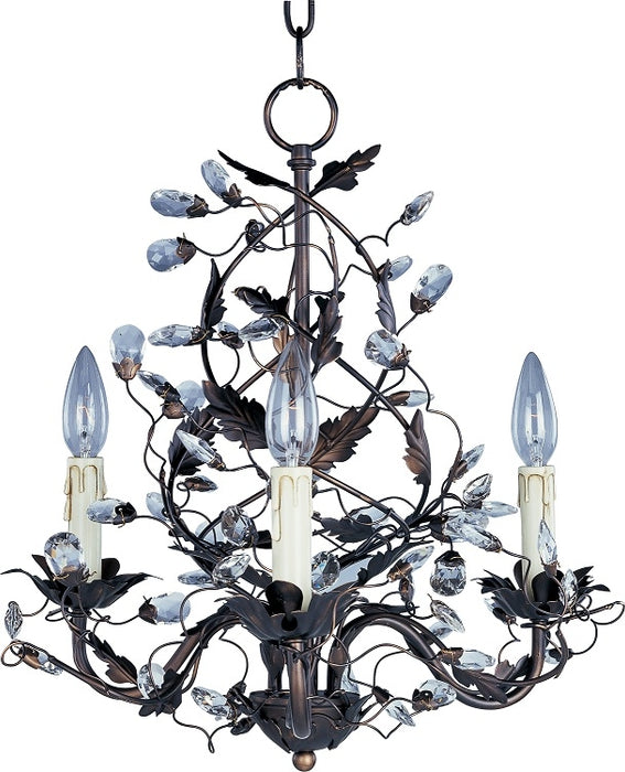 Maxim 2850 Elegante 3-lt 18.5" Mini Chandelier