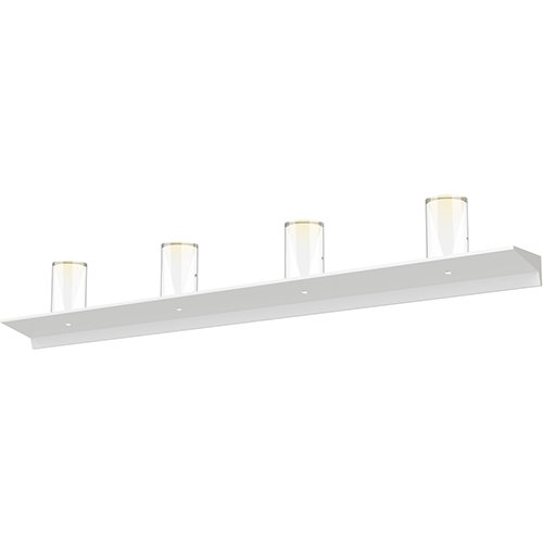 Sonneman 2853-LC Votives 4-ft LED Wall Bar with Large Laser-Etched Crystal