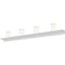 Sonneman 2853-LC Votives 4-ft LED Wall Bar with Large Laser-Etched Crystal
