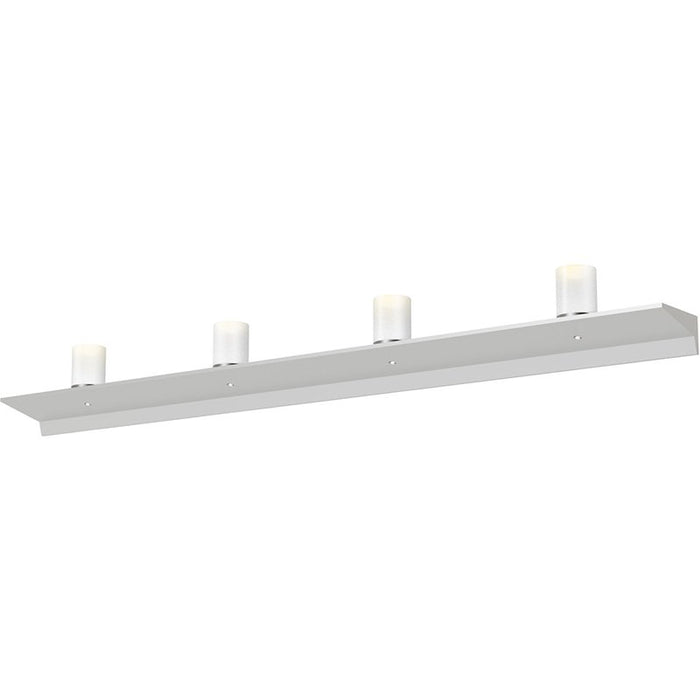 Sonneman 2853-SW Votives 8-lt 48" LED Wall Bar with Clear Etched Glass