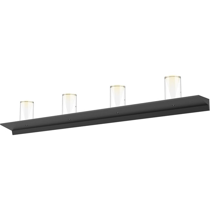 Sonneman 2853-LC Votives 4-ft LED Wall Bar with Large Laser-Etched Crystal