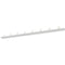 Sonneman 2855-SW Votives 16-lt 96" LED Wall Bar with Clear Etched Glass