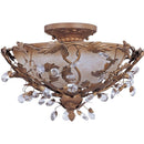 Maxim 2859 Elegante 3-lt 16.5" Semi-Flushmount
