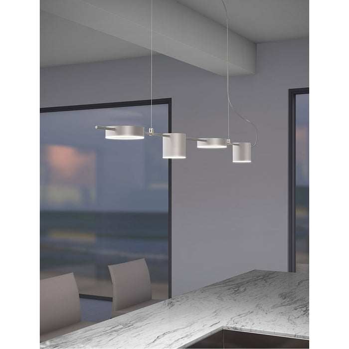 Sonneman 2884 Counterpoint 4-lt 42" LED Linear Pendant