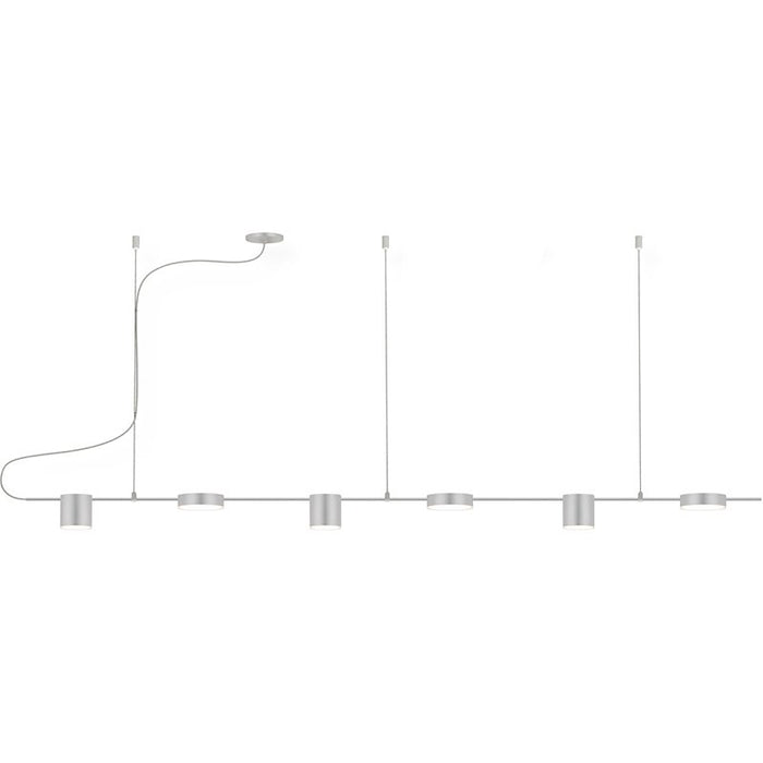 Sonneman 2886 Counterpoint 6-lt 64" LED Linear Pendant