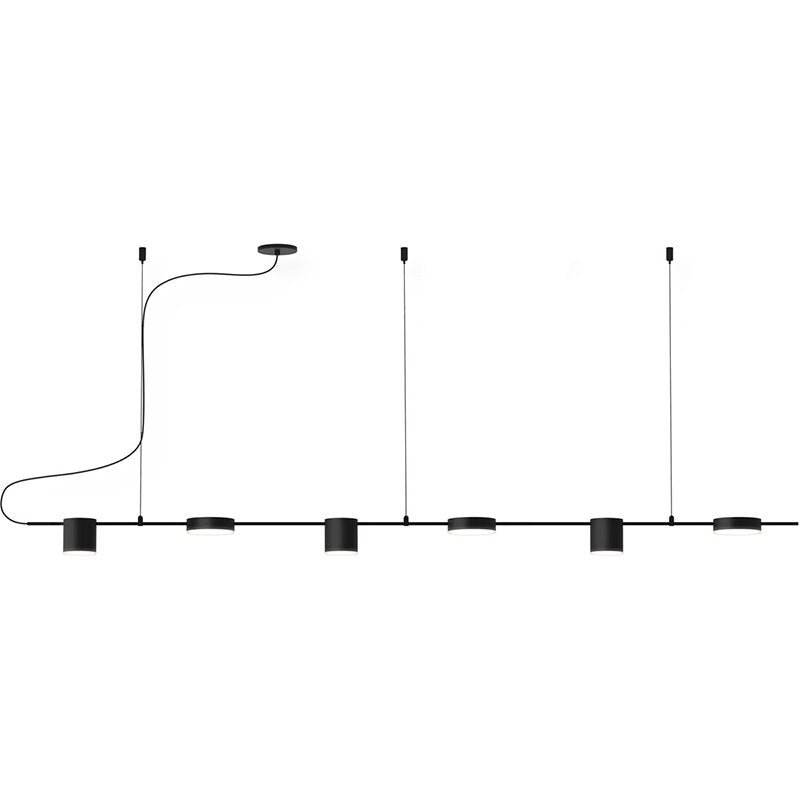 Sonneman 2886 Counterpoint 6-lt 64" LED Linear Pendant