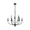 ELK 289 Hartford 9-lt Chandelier