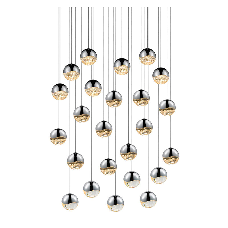 Sonneman 2918 Grapes 24-lt 26" LED Round Multipoint Pendant - Medium