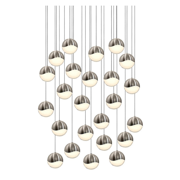 Sonneman 2918 Grapes 24-lt 27" LED Round Multipoint Pendant - Large