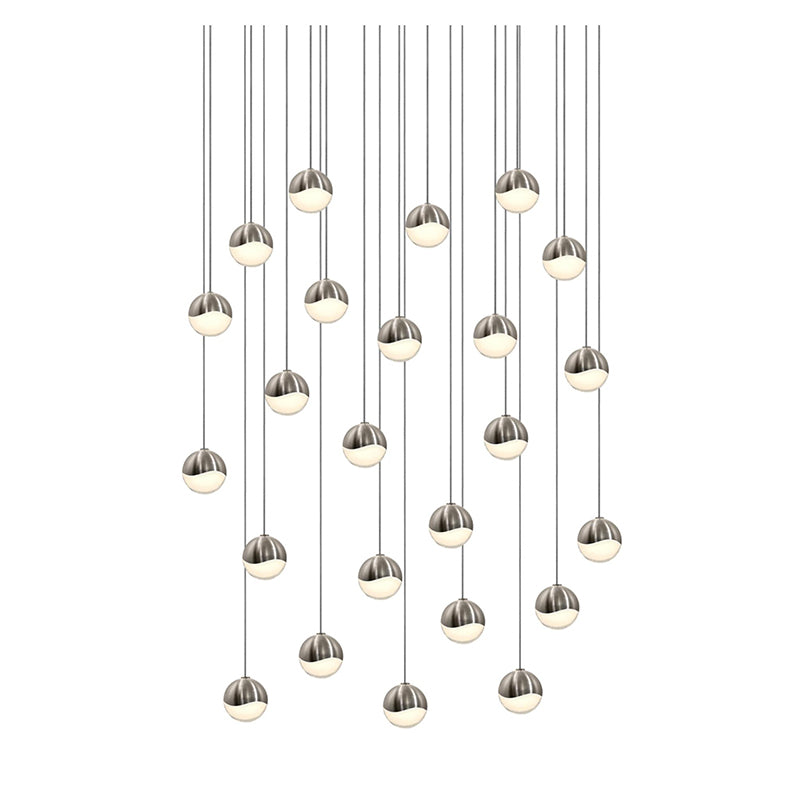Sonneman 2918 Grapes 24-lt 26" LED Round Multipoint Pendant - Small