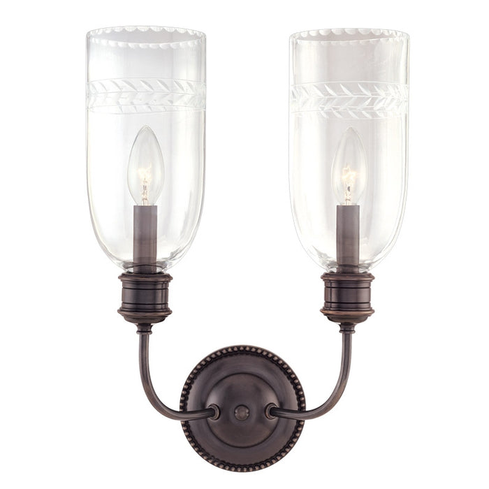 Hudson Valley 292 Lafayette 2-lt Wall Sconce