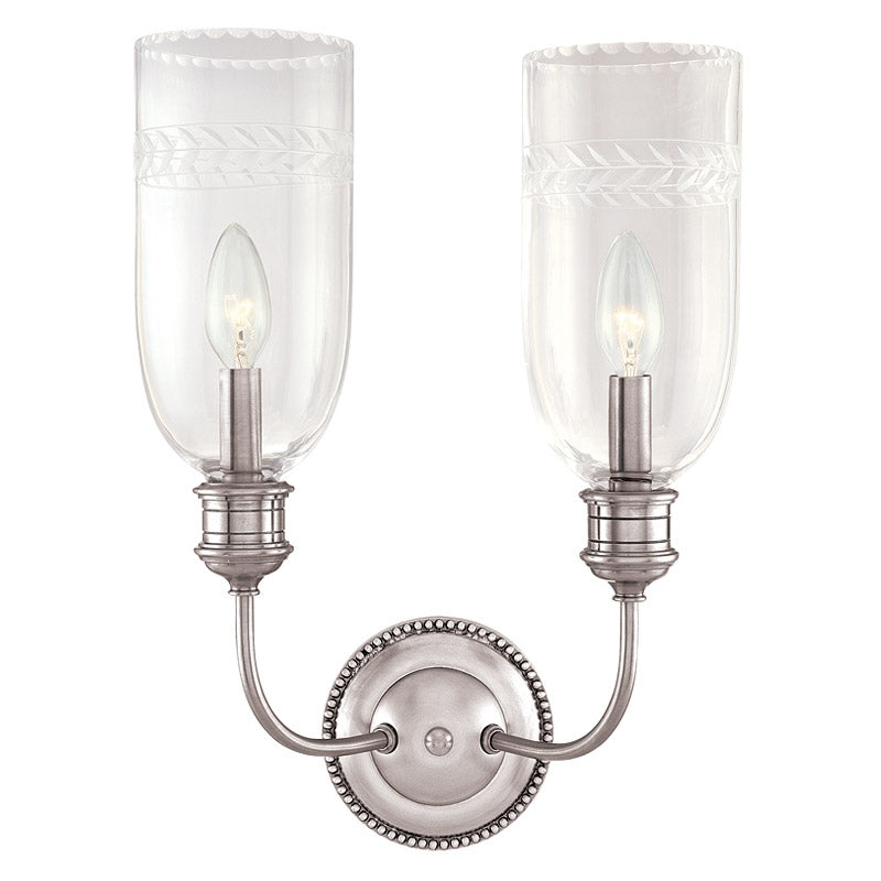 Hudson Valley 292 Lafayette 2-lt Wall Sconce