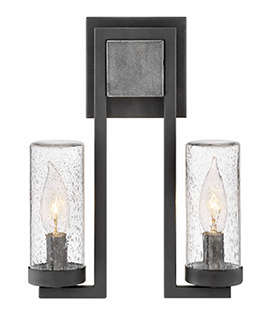 Hinkley 29202 Sawyer 2-lt 12" Tall Outdoor Wall Sconce