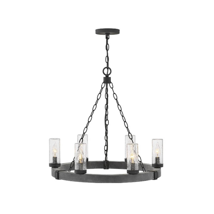 Hinkley 29206 Sawyer 6-lt 24" LED Outdoor Chandelier