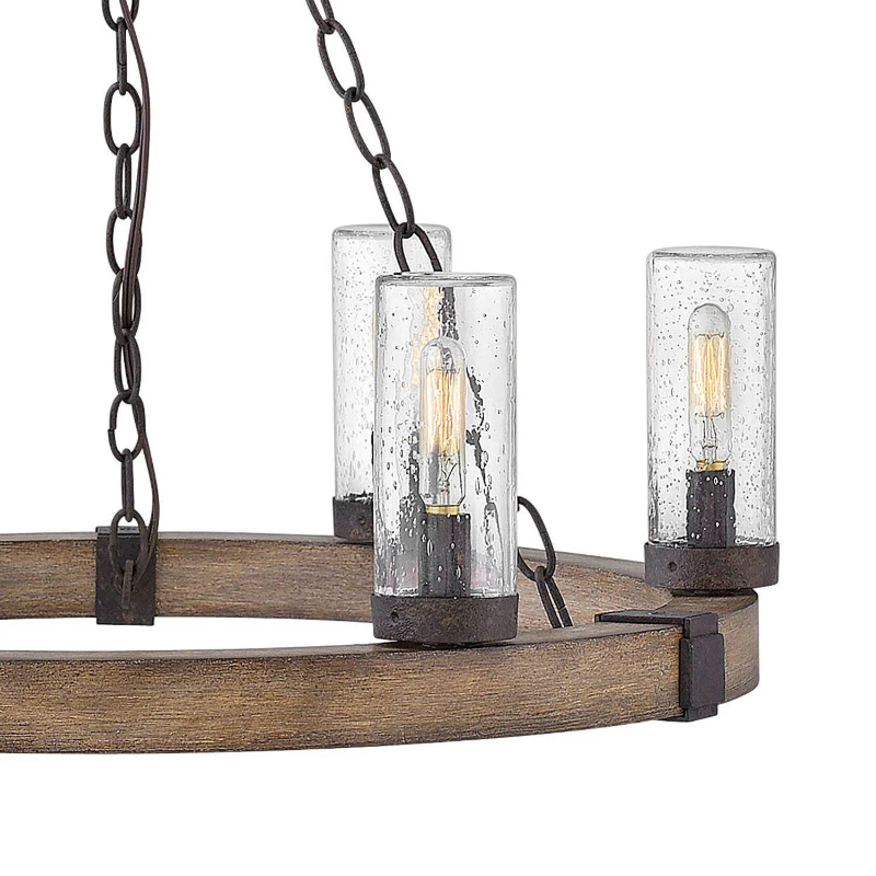 Hinkley 29206 Sawyer 6-lt 24" LED Outdoor Chandelier