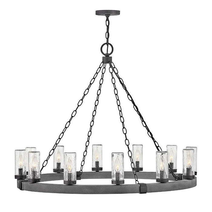 Hinkley 29207 Sawyer 38" LED Outdoor Chandelier - LBC Lighting