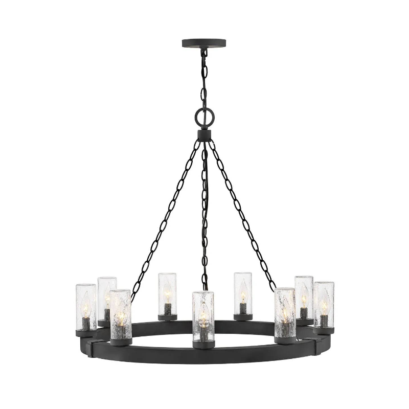Hinkley 29208 Sawyer 9-lt 30" LED Outdoor Chandelier