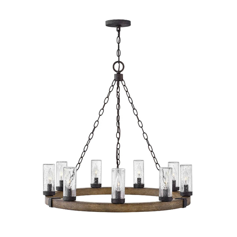 Hinkley 29208 Sawyer 9-lt 30" LED Outdoor Chandelier
