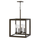Hinkley 29304 Rhodes Outdoor 4-lt 18" LED Chandelier