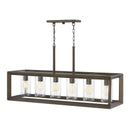 Hinkley 29306-LL Rhodes 6-lt 42" LED Outdoor Linear Chandelier