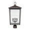 Millennium 2983 Fetterton 3-lt 23" Tall Post Lantern