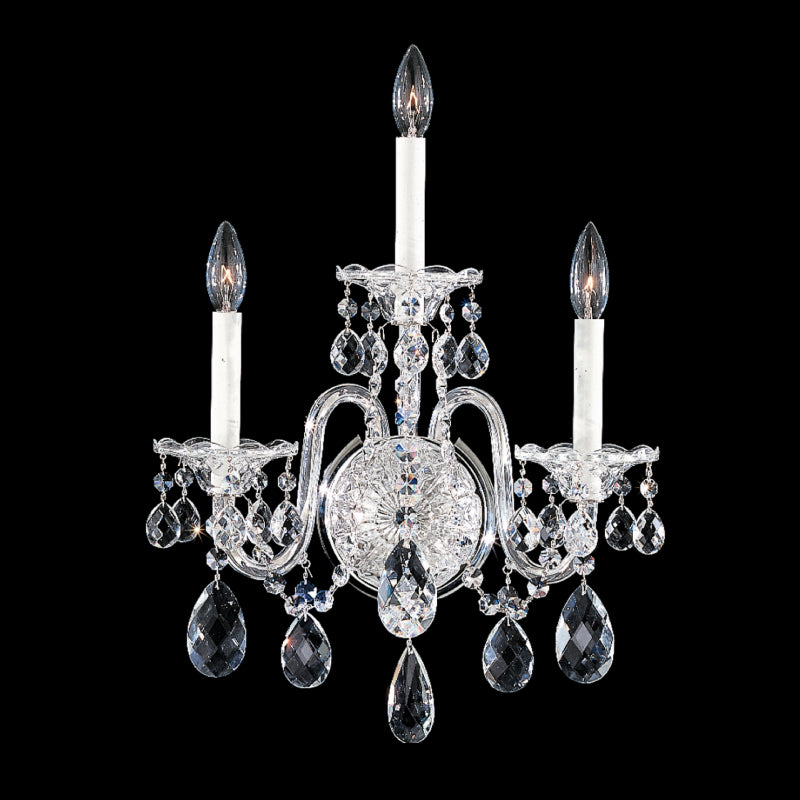 Schonbek 2992 Sterling 3-lt 21" Tall Wall Sconce