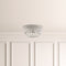 Schonbek 5890 Petit Crystal Deluxe 3-lt 8" Flush Mount