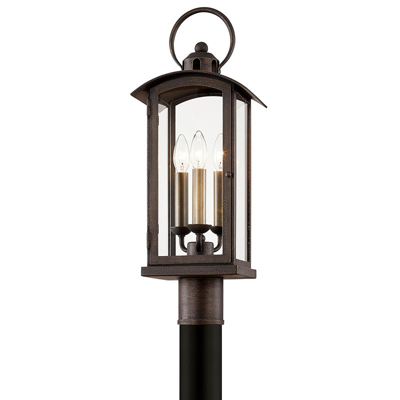 Troy P7445 Chaplin 3-lt 23" Tall Post Light