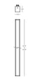 Nora NTE-LIN LED 2' Tunable T-Line Linear Track