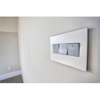 Adorne ASPD2042 20A 4-Way Paddle Switch, White, with Microban