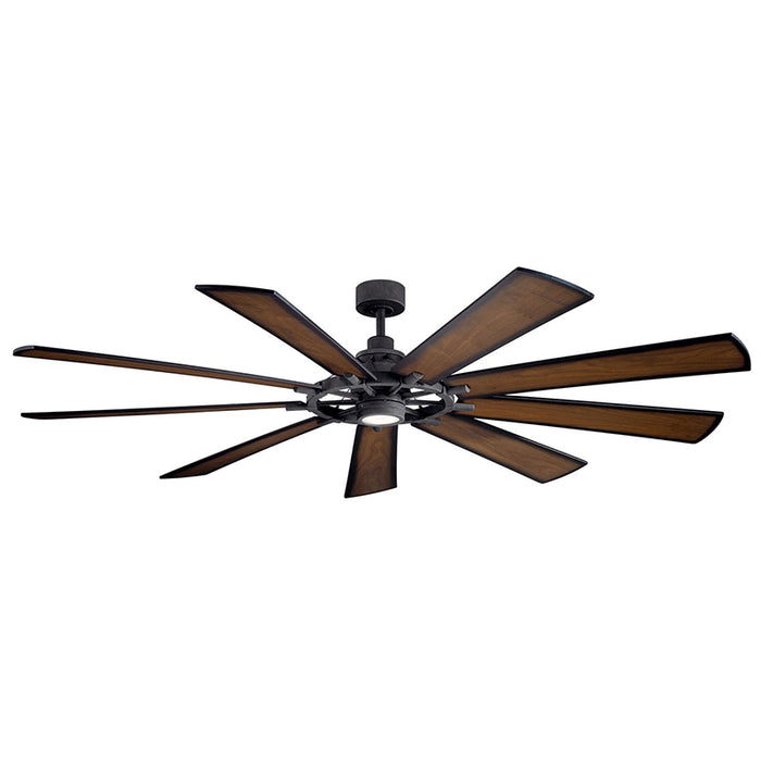 Kichler 300285 Gentry XL 85" Outdoor Ceiling Fan with LED Light Kit