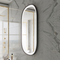 Paris Mirror Chic 28 x 48 Oval LED Illuminated Mirror, RGBW