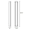 Sonneman 3013 Accanto 40" Tall 2-lt Sconce