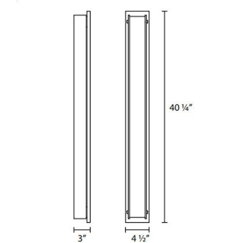 Sonneman 3013 Accanto 40" Tall 2-lt Sconce