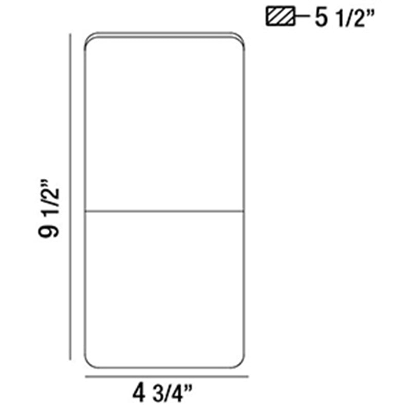 Eurofase 30146 Delroy 1-lt 10" Tall LED Wall Sconce