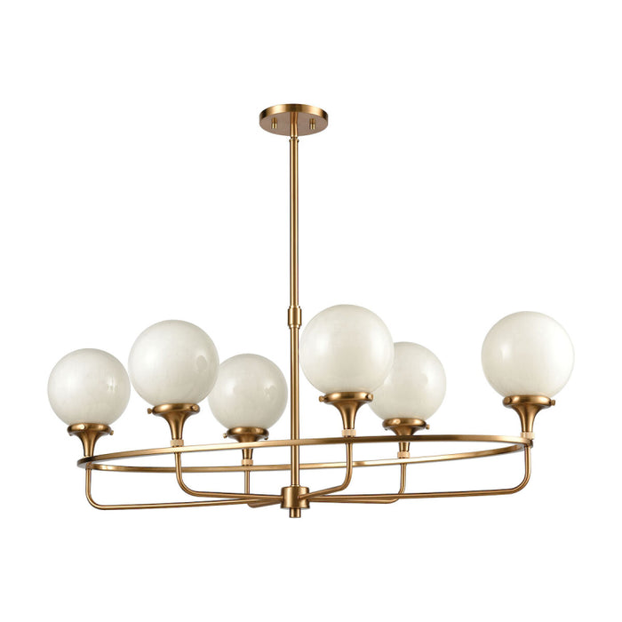 ELK 30147 Beverly Hills 6-lt 38" Linear Chandelier