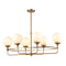 ELK 30147 Beverly Hills 6-lt 38" Linear Chandelier
