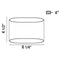 Eurofase 30148 Arch 1-lt 6" LED Wall Sconce