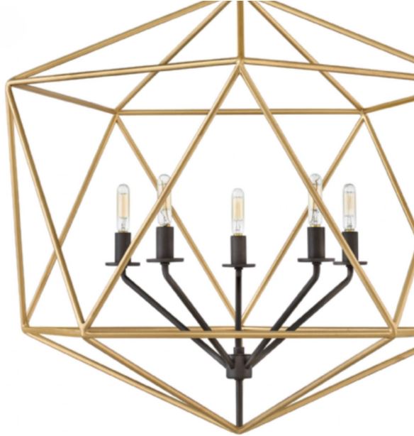 Hinkley 3025 Astrid 5-lt 28" LED Chandelier