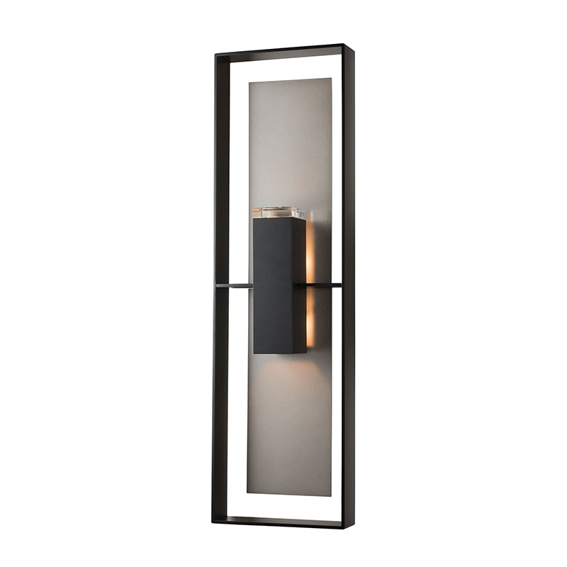 Hubbardton Forge 302607 Shadow Box 2-lt 34" Tall Outdoor Sconce
