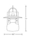 Hubbardton Forge 303003 Mason 1-lt 12" Tall Outdoor Wall Sconce