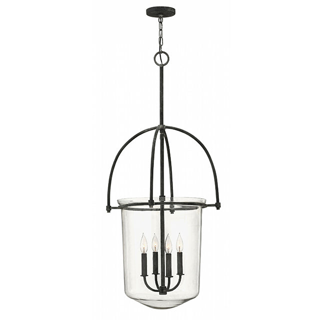 Hinkley 3034 Clancy 4-lt 19" LED Chandelier