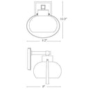 Hubbardton Forge 304301 Port 1-lt 10" Tall Small Outdoor Wall Sconce