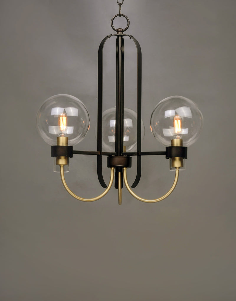Maxim 30515 Bauhaus 3-lt 20" Chandelier