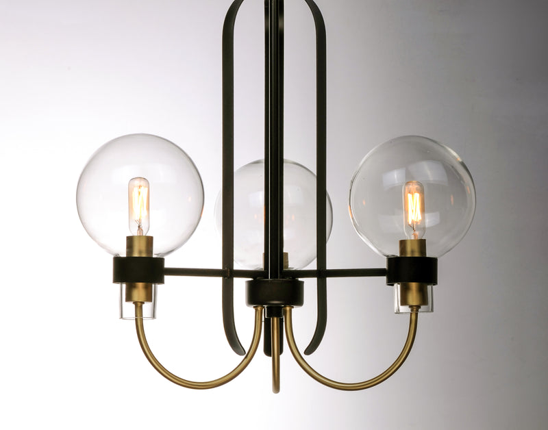 Maxim 30515 Bauhaus 3-lt 20" Chandelier
