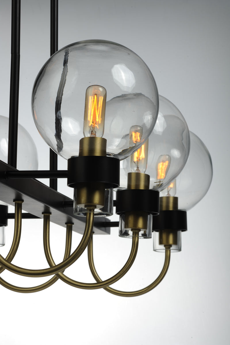 Maxim 30519 Bauhaus 6-lt 31.5" Linear Chandelier