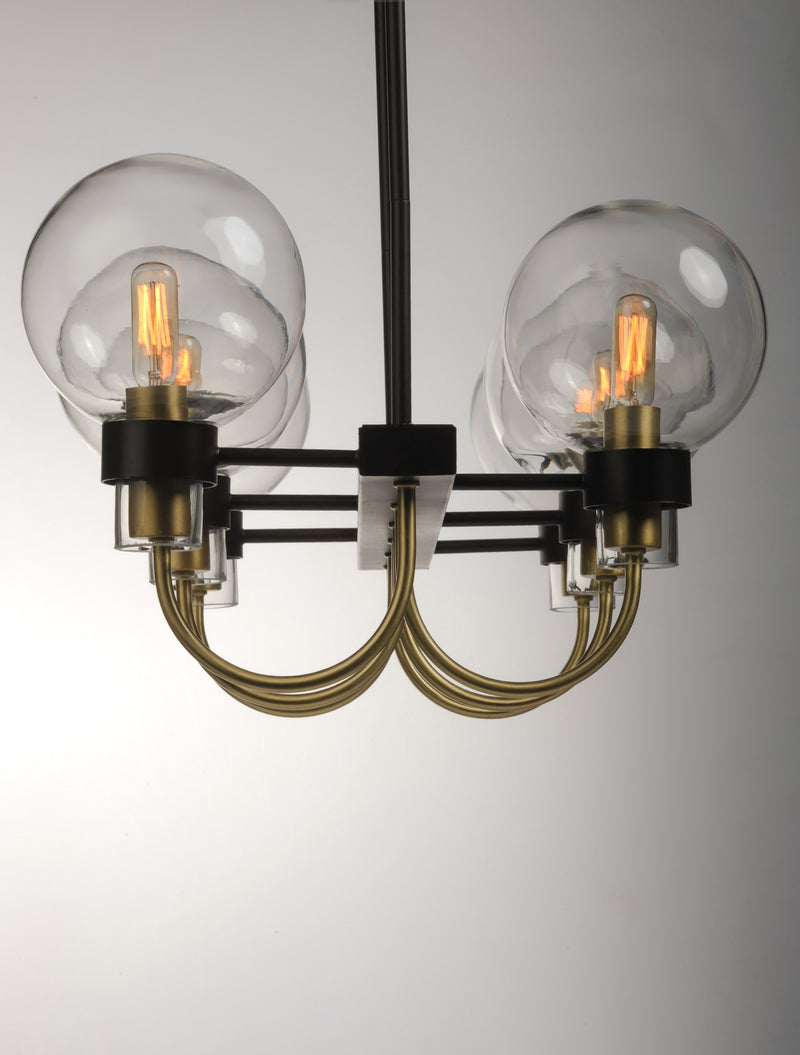 Maxim 30519 Bauhaus 6-lt 31.5" Linear Chandelier