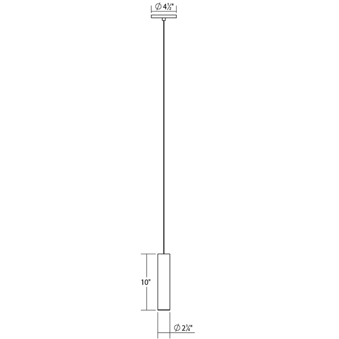 Sonneman 3055 ALC 1-lt 2" Small LED Pendant