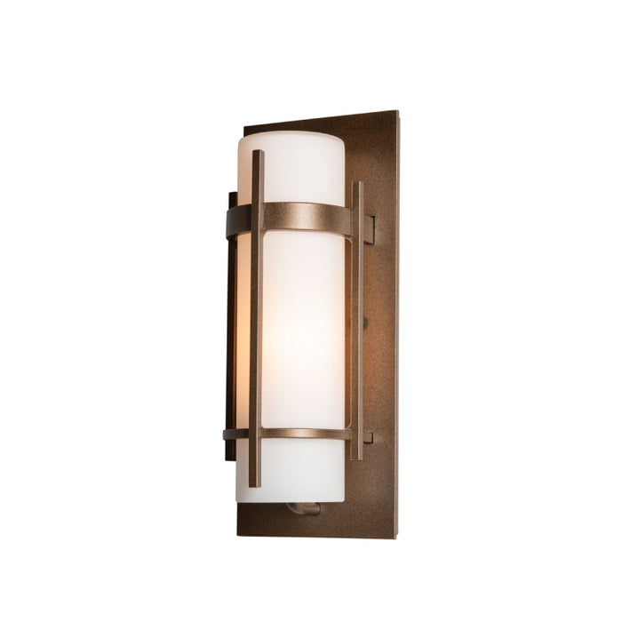 Hubbardton Forge 305892 Banded Small 1-lt 12" Tall Outdoor Wall Sconce